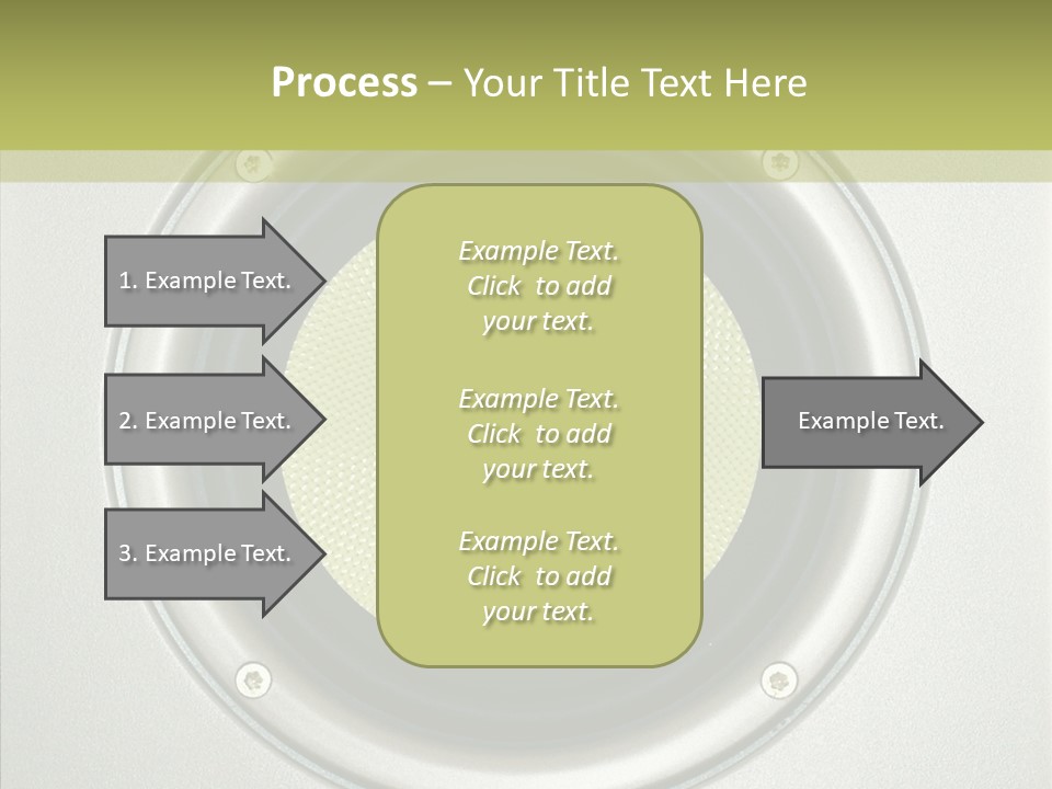 Tweeter Sound Pattern PowerPoint Template