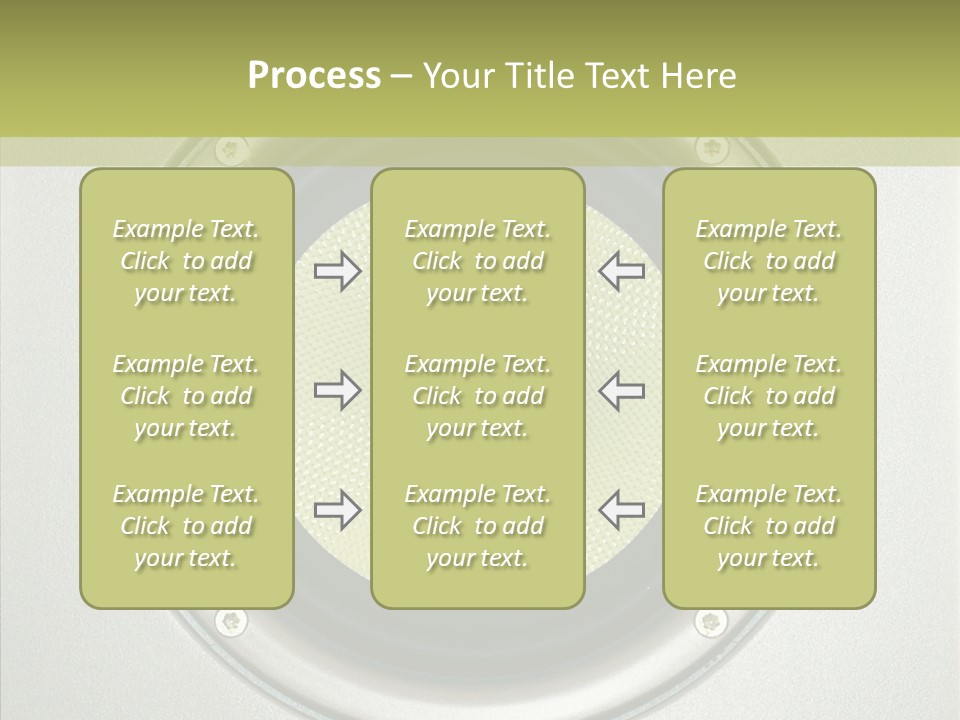 Tweeter Sound Pattern PowerPoint Template