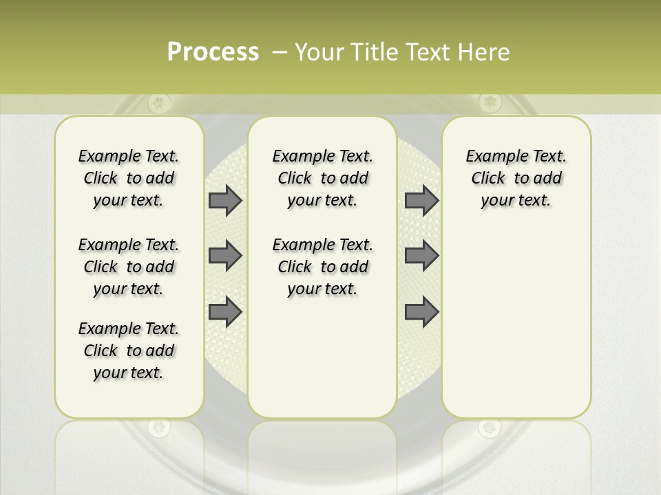 Tweeter Sound Pattern PowerPoint Template