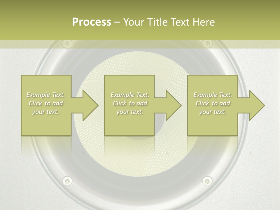 Tweeter Sound Pattern PowerPoint Template
