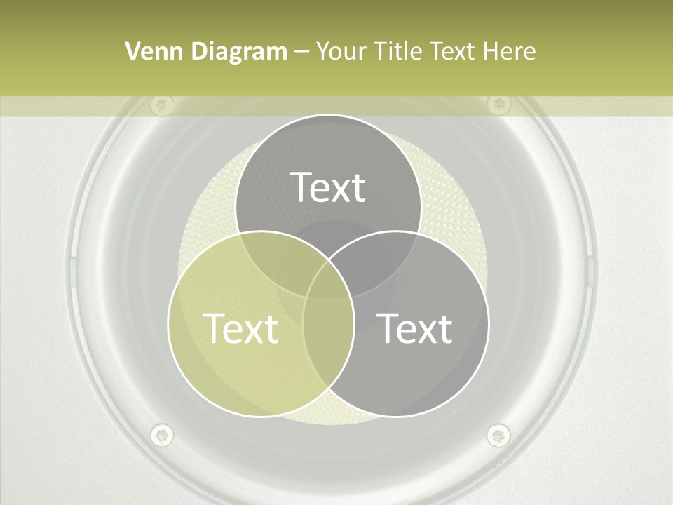 Tweeter Sound Pattern PowerPoint Template