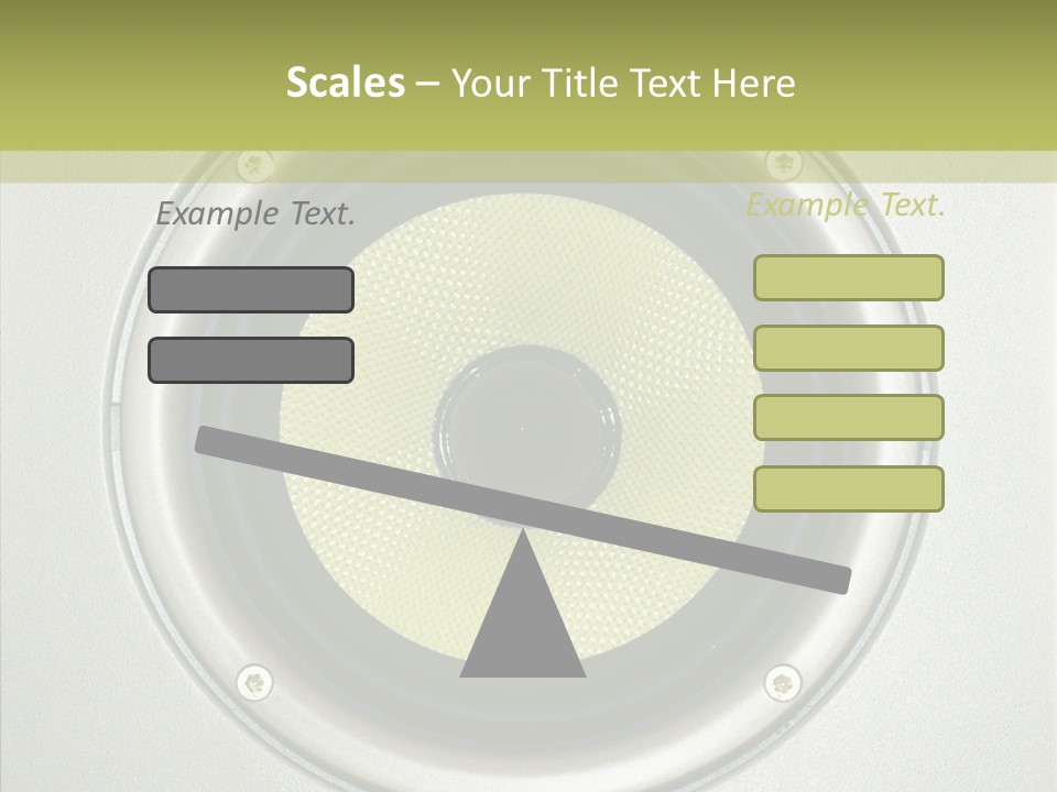 Tweeter Sound Pattern PowerPoint Template