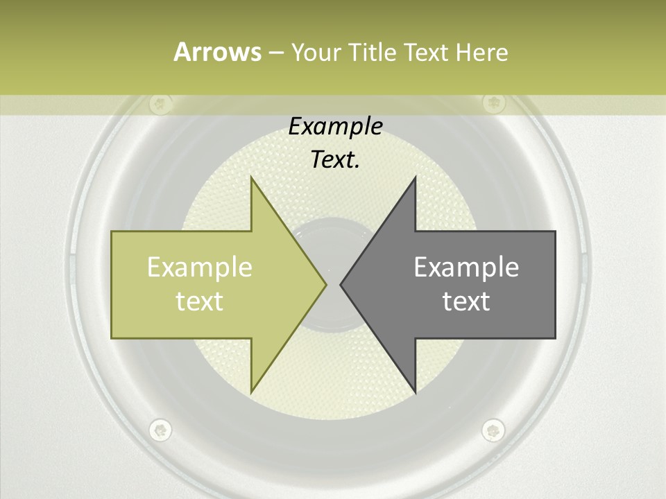 Tweeter Sound Pattern PowerPoint Template