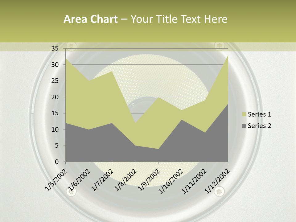 Tweeter Sound Pattern PowerPoint Template