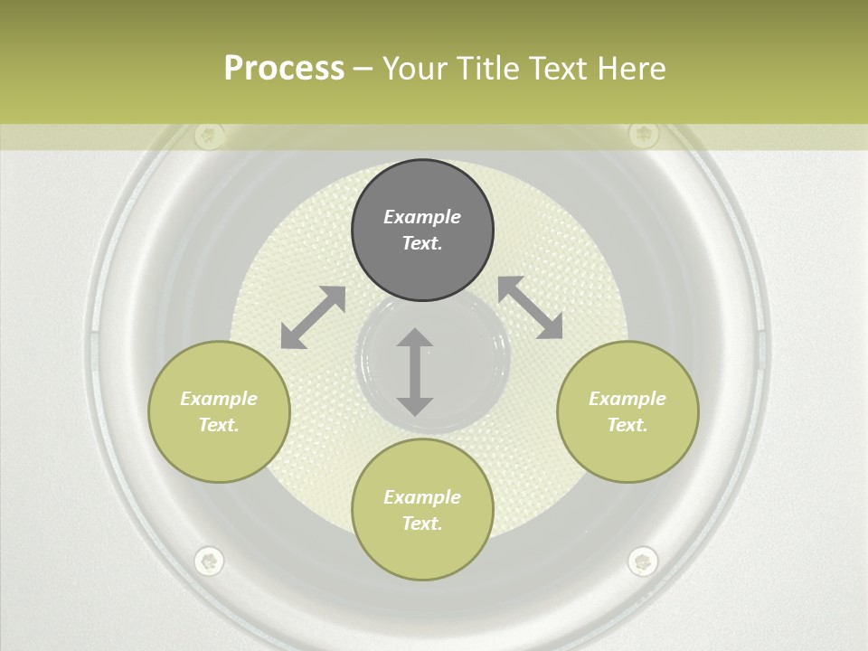 Tweeter Sound Pattern PowerPoint Template