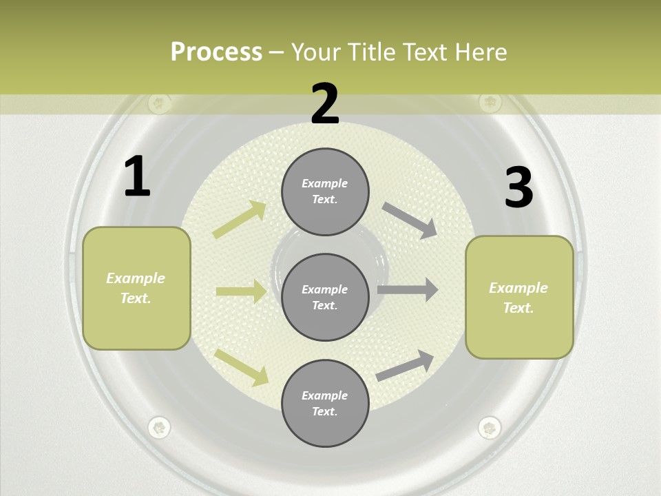 Tweeter Sound Pattern PowerPoint Template