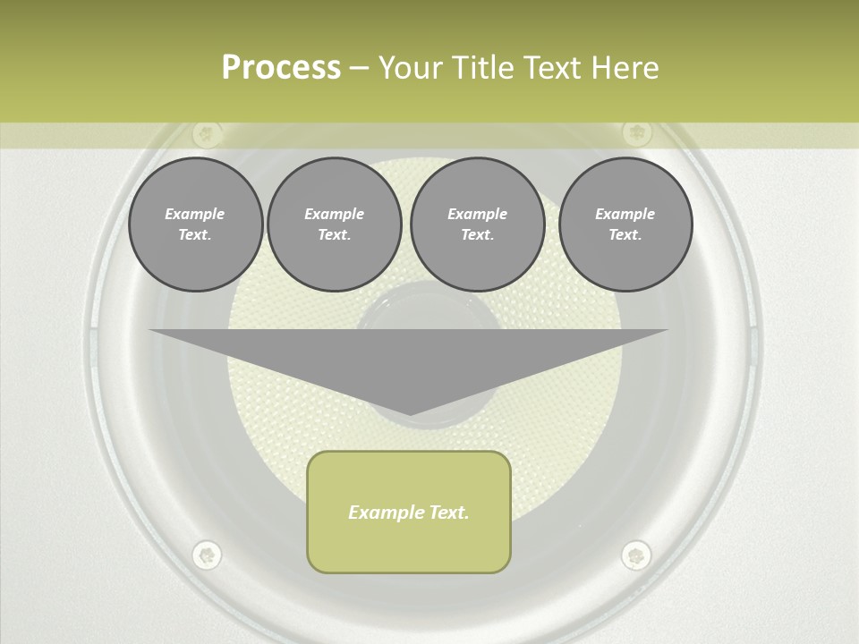 Tweeter Sound Pattern PowerPoint Template