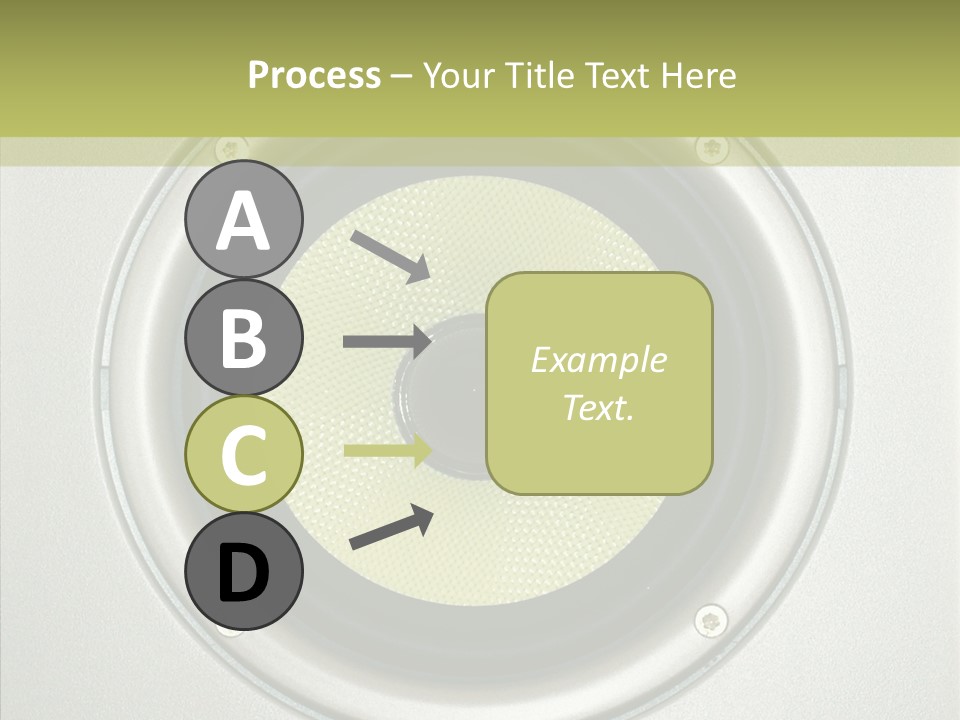 Tweeter Sound Pattern PowerPoint Template