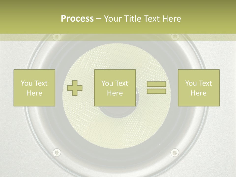 Tweeter Sound Pattern PowerPoint Template
