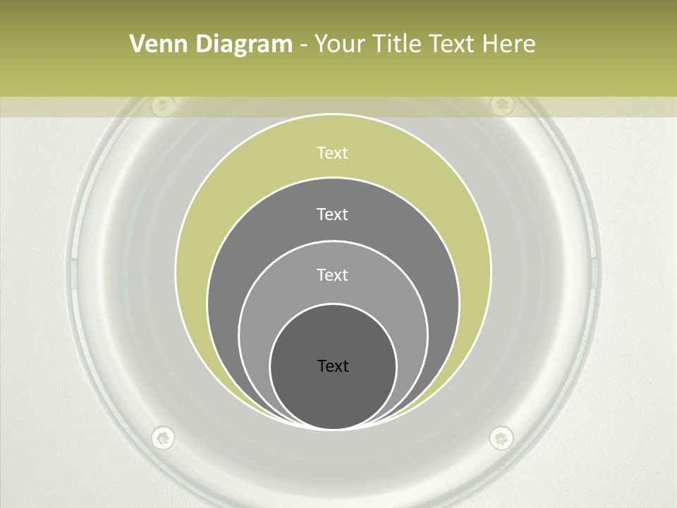 Tweeter Sound Pattern PowerPoint Template