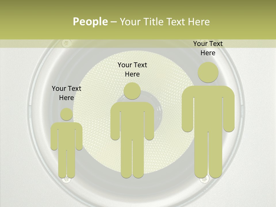Tweeter Sound Pattern PowerPoint Template