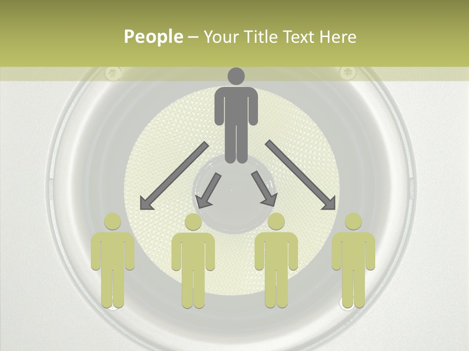 Tweeter Sound Pattern PowerPoint Template