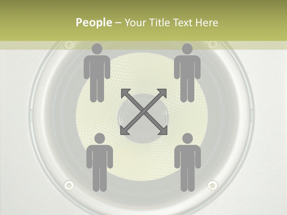 Tweeter Sound Pattern PowerPoint Template