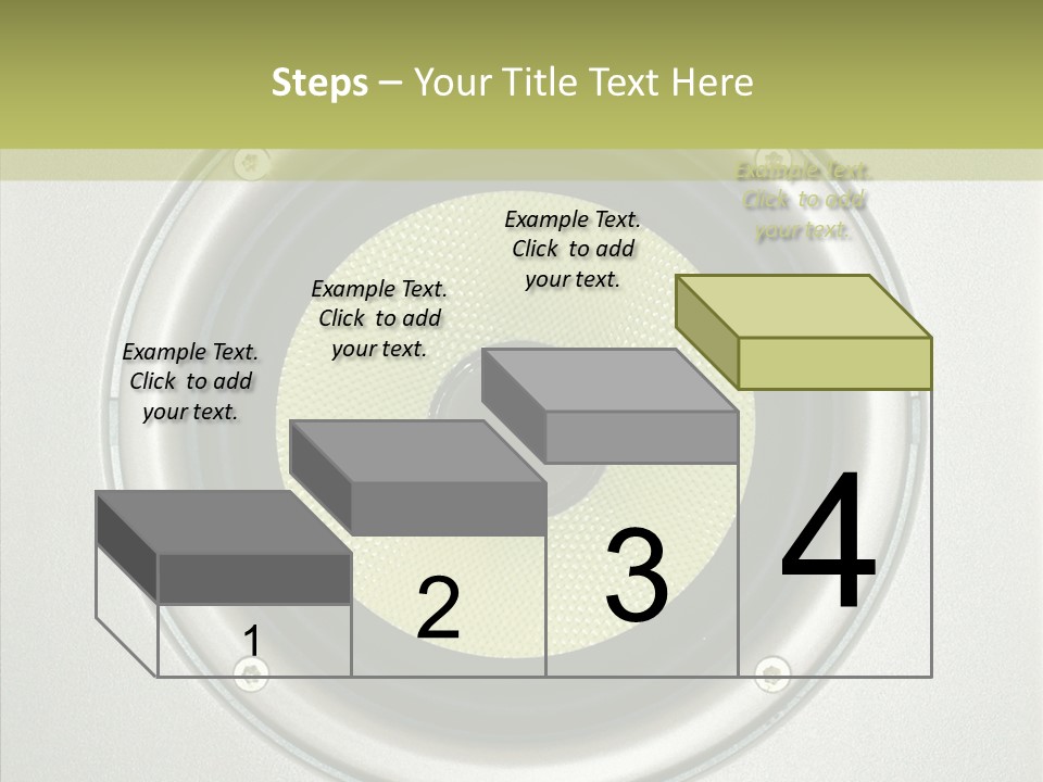 Tweeter Sound Pattern PowerPoint Template