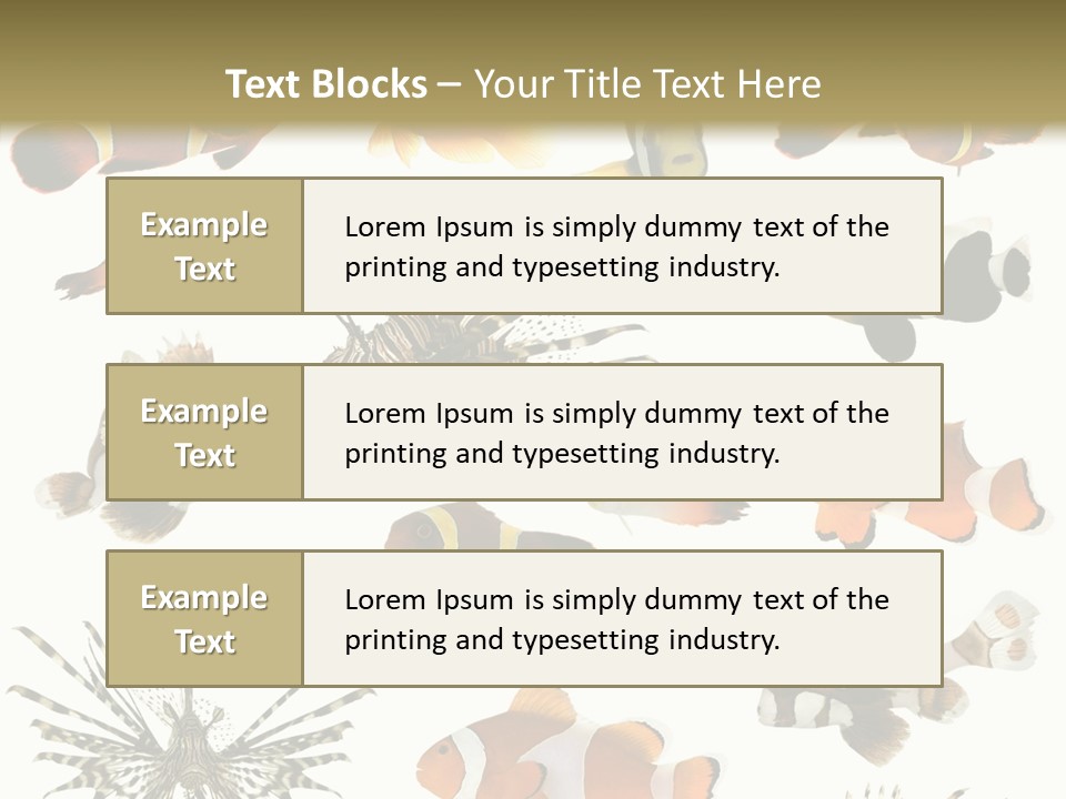 Studio Aquatic Dive PowerPoint Template