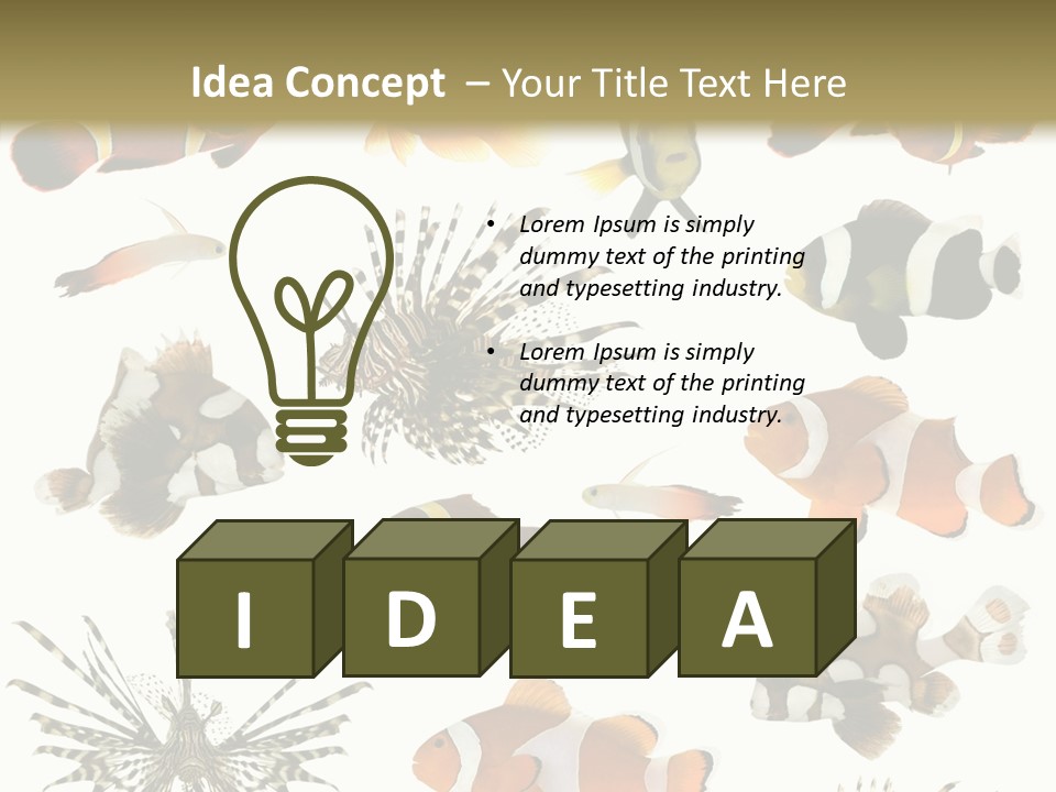 Studio Aquatic Dive PowerPoint Template