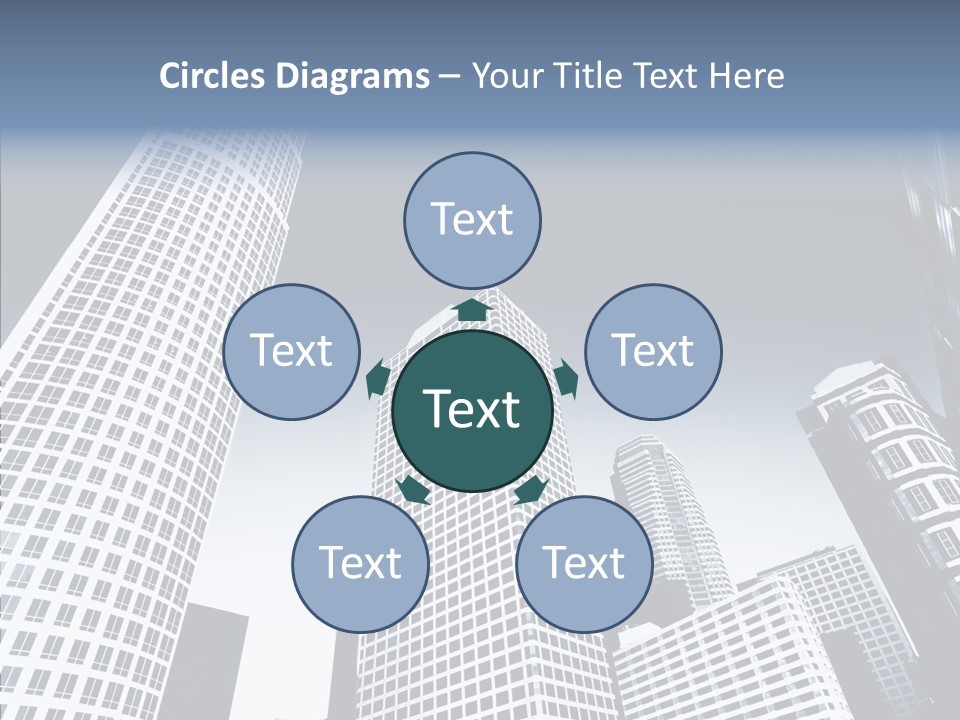 Sunrise Roadway Congestion PowerPoint Template