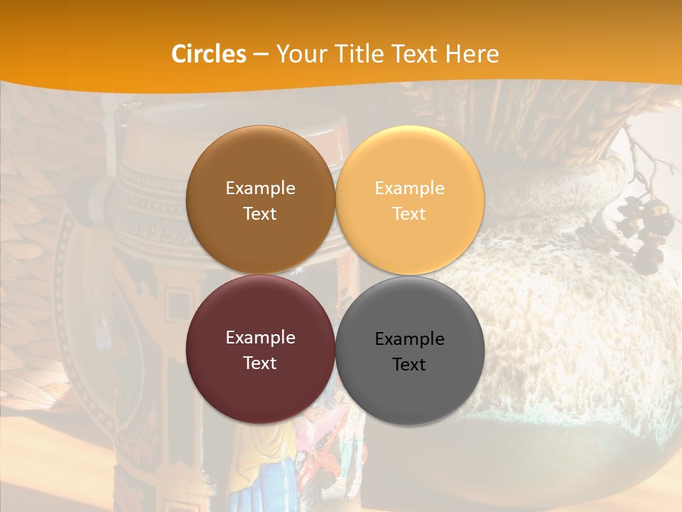 Figurine Culture Silver PowerPoint Template