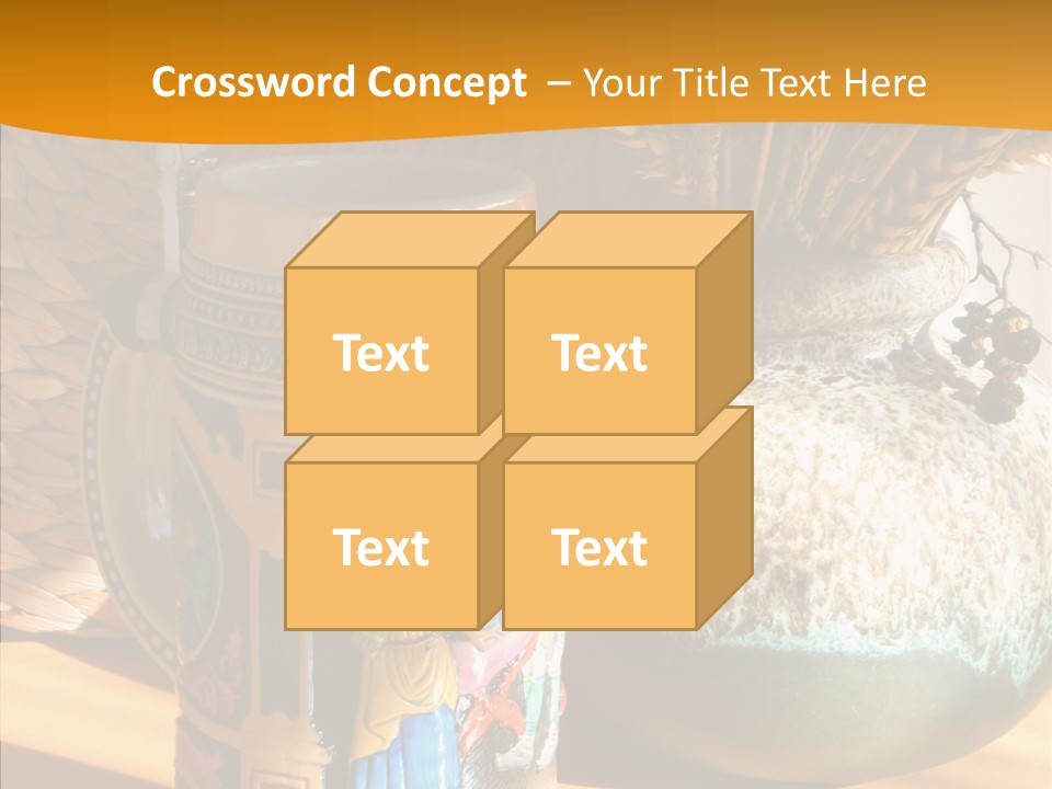 Figurine Culture Silver PowerPoint Template