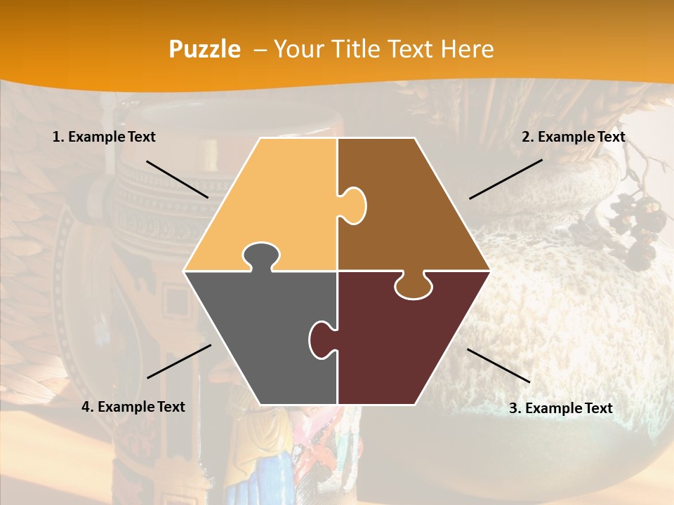 Figurine Culture Silver PowerPoint Template