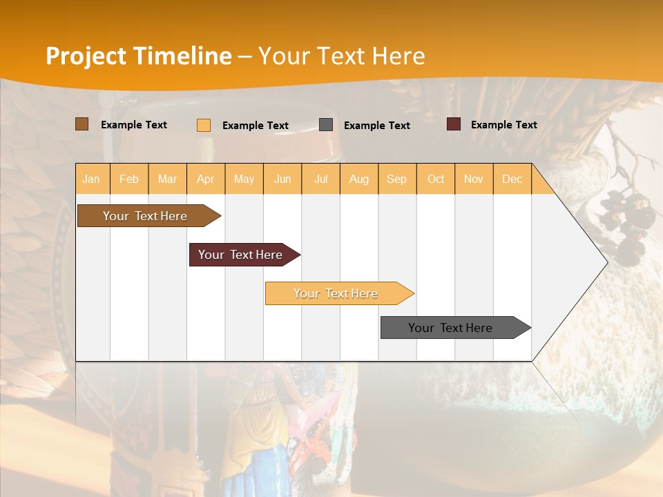 Figurine Culture Silver PowerPoint Template