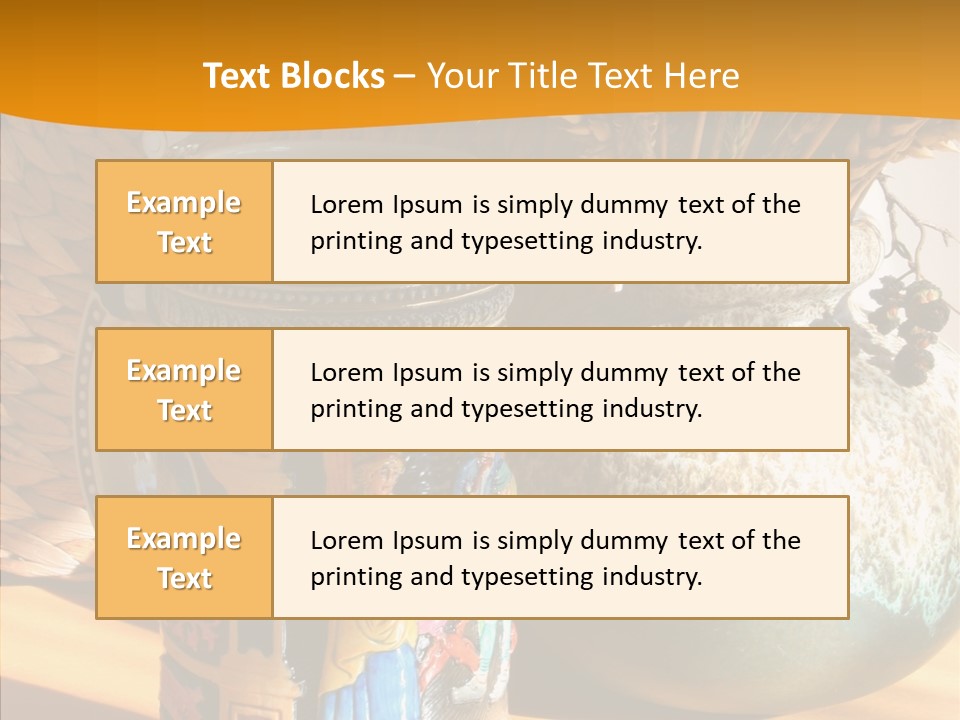 Figurine Culture Silver PowerPoint Template