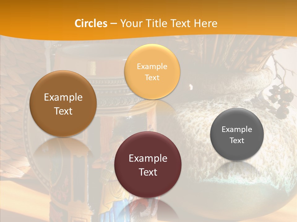 Figurine Culture Silver PowerPoint Template