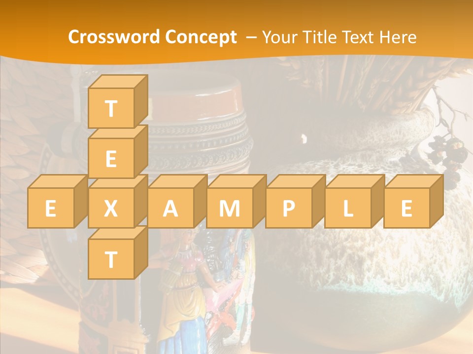 Figurine Culture Silver PowerPoint Template