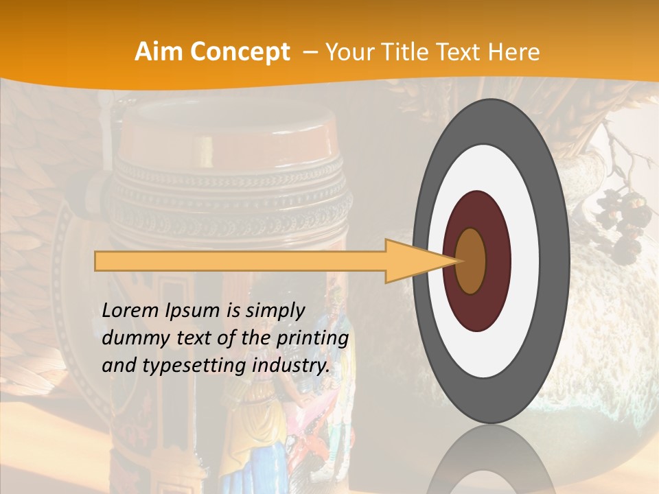 Figurine Culture Silver PowerPoint Template