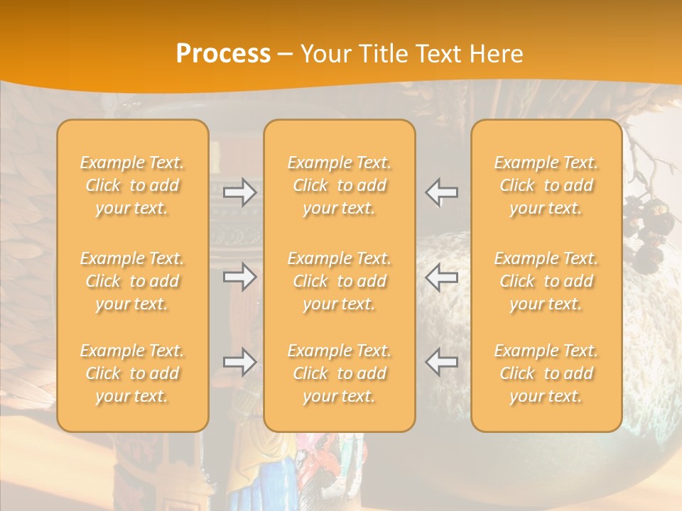 Figurine Culture Silver PowerPoint Template