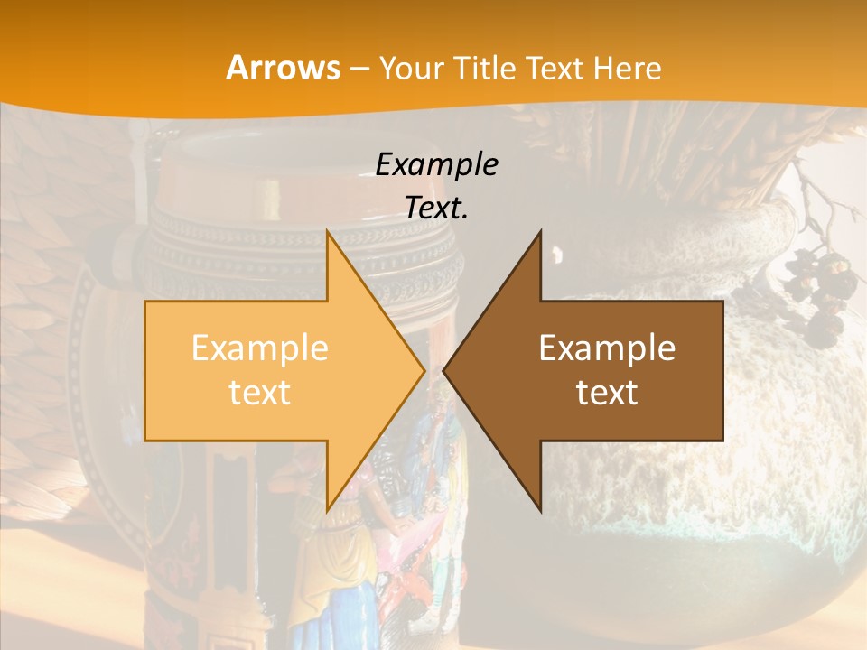 Figurine Culture Silver PowerPoint Template