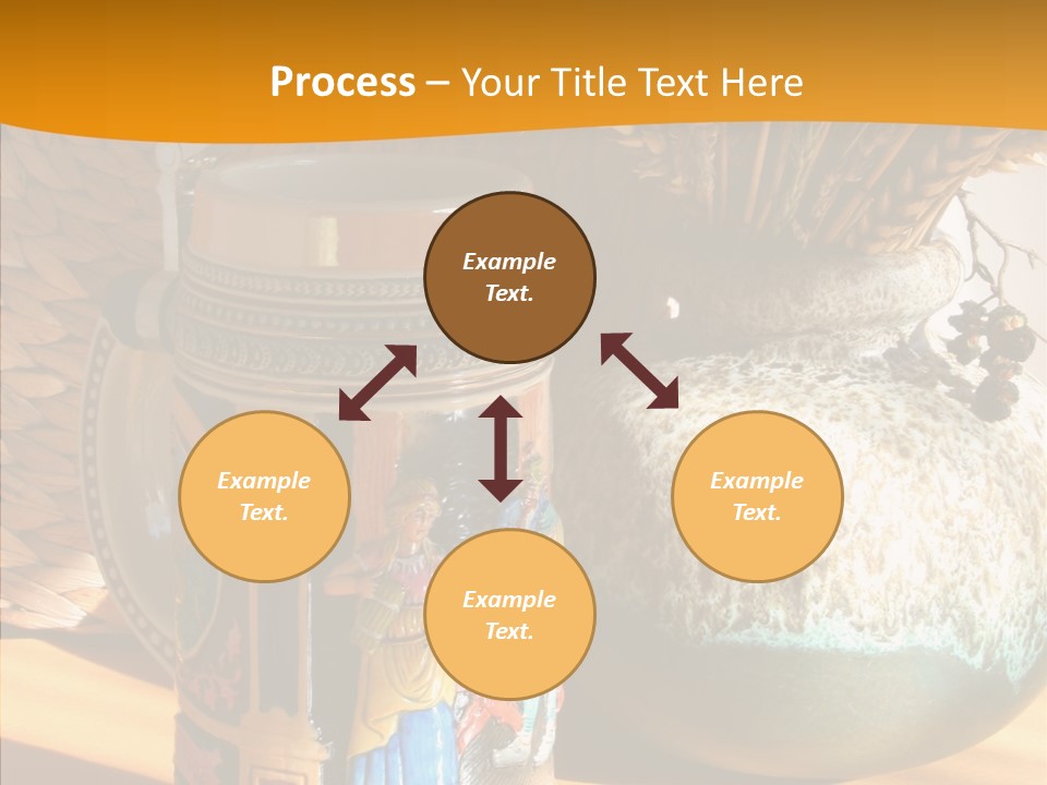 Figurine Culture Silver PowerPoint Template