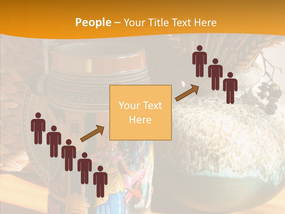 Figurine Culture Silver PowerPoint Template