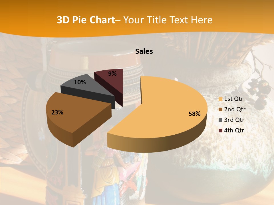 Figurine Culture Silver PowerPoint Template