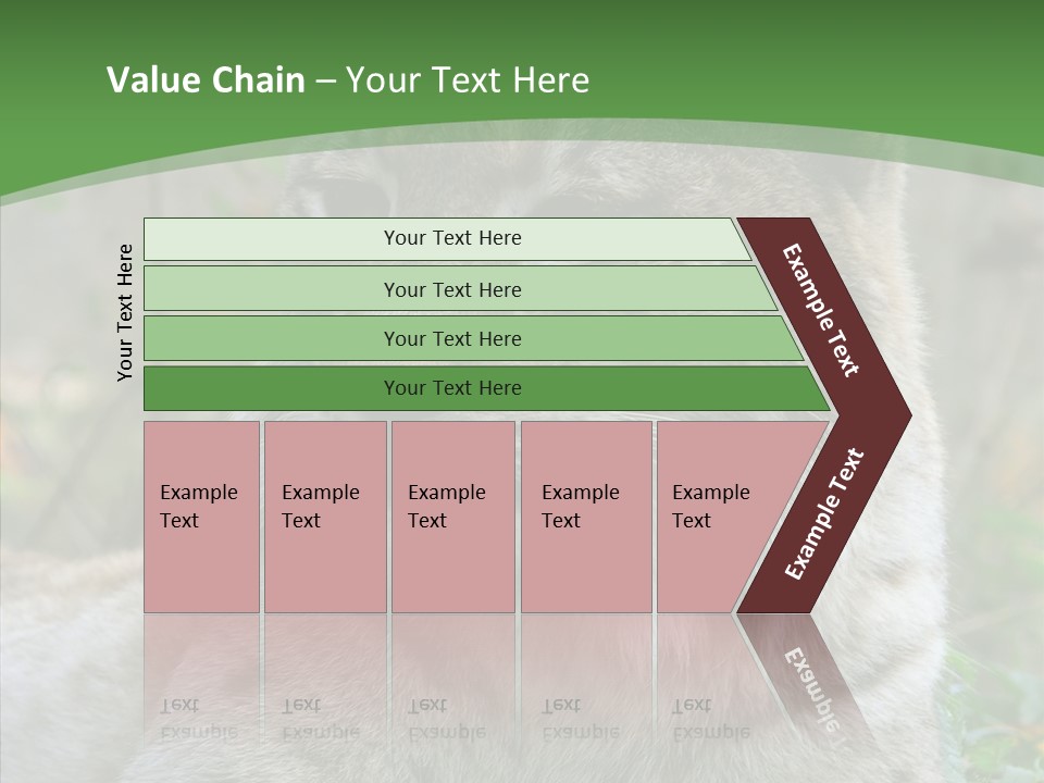 Look Head Feline PowerPoint Template