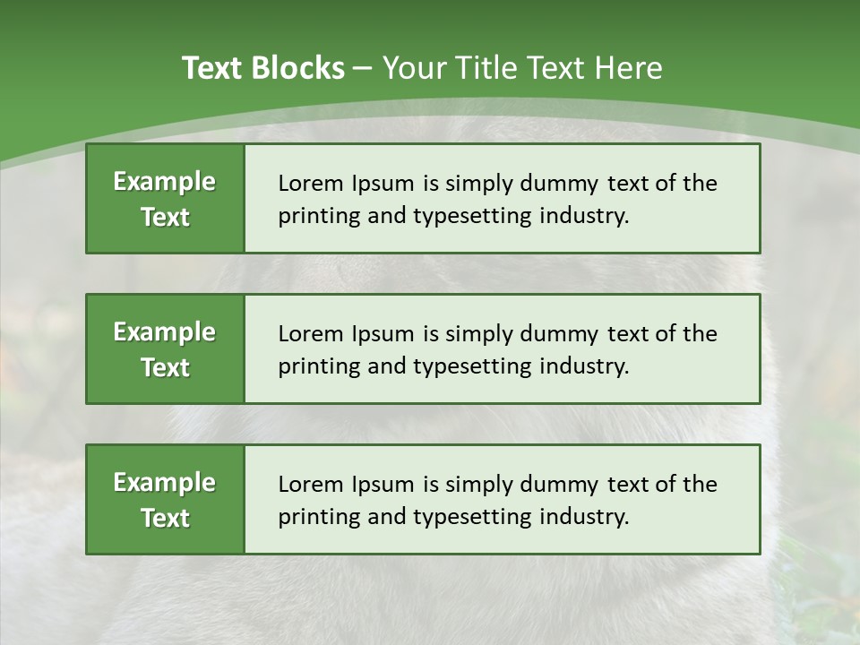 Look Head Feline PowerPoint Template