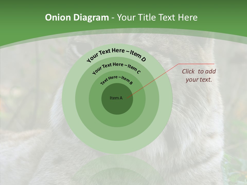 Look Head Feline PowerPoint Template