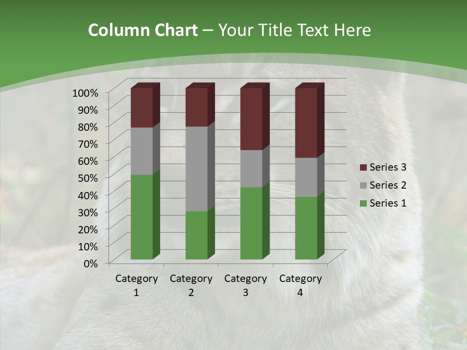 Look Head Feline PowerPoint Template