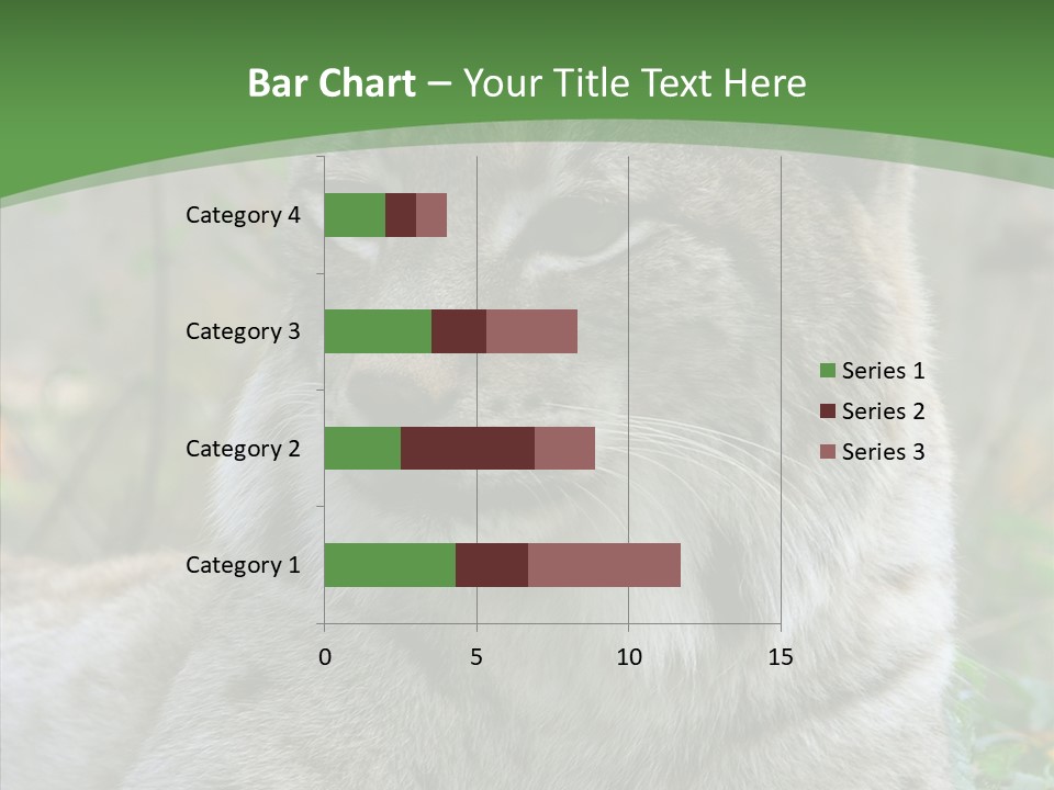 Look Head Feline PowerPoint Template