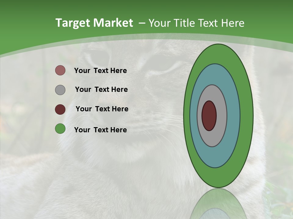 Look Head Feline PowerPoint Template