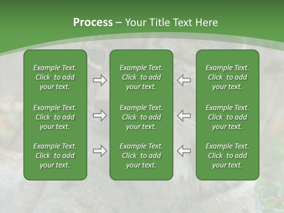 Look Head Feline PowerPoint Template