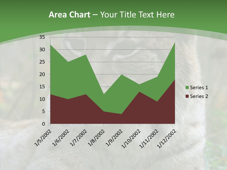 Look Head Feline PowerPoint Template