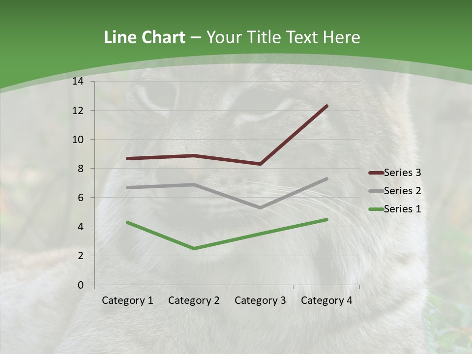 Look Head Feline PowerPoint Template