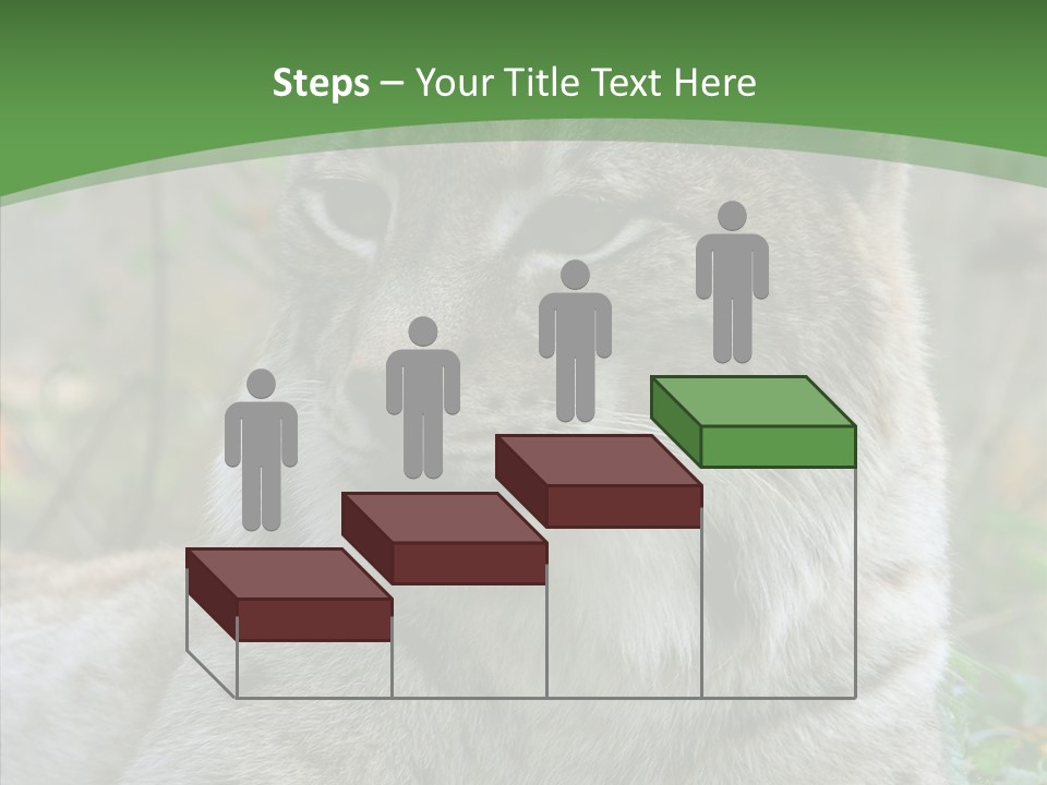 Look Head Feline PowerPoint Template