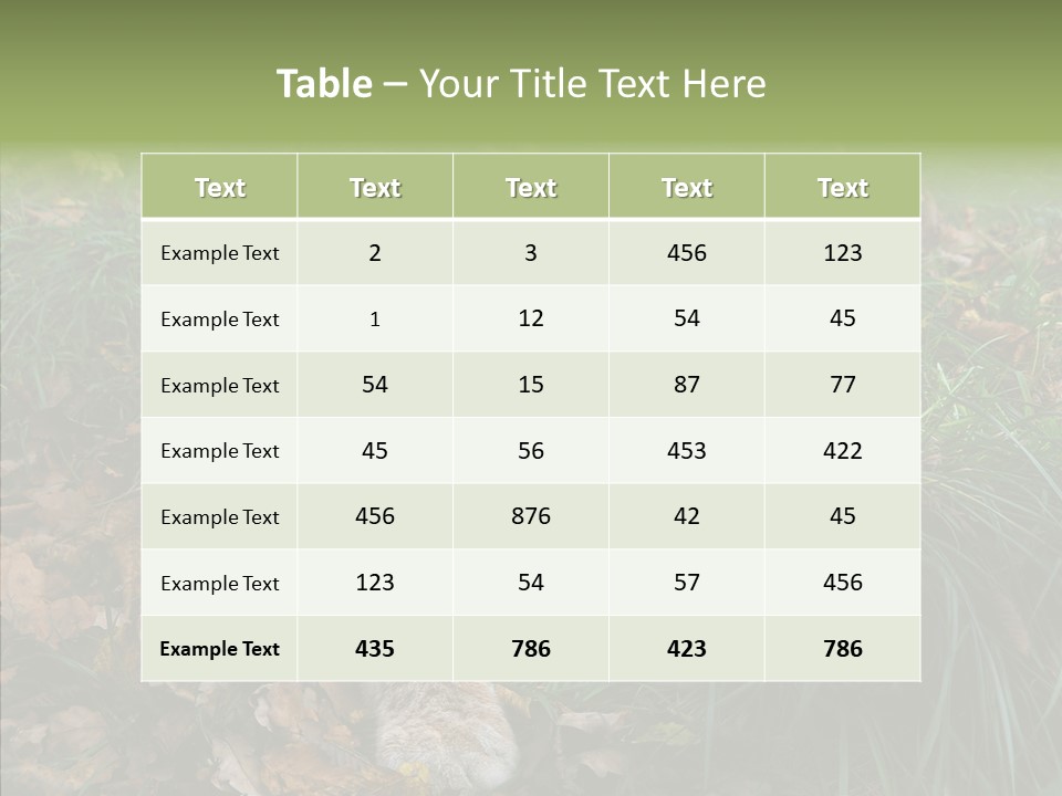 Nature Coat Bobcat PowerPoint Template