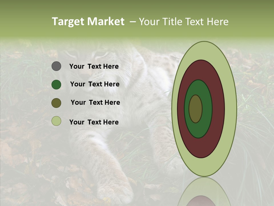 Nature Coat Bobcat PowerPoint Template