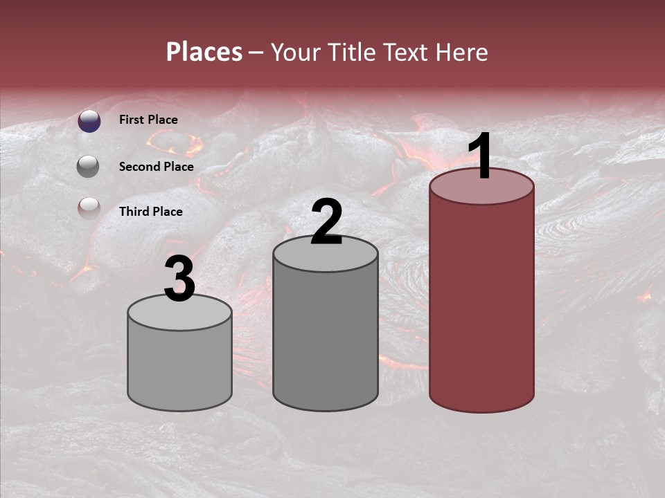 Moving Molten Hawaiian PowerPoint Template