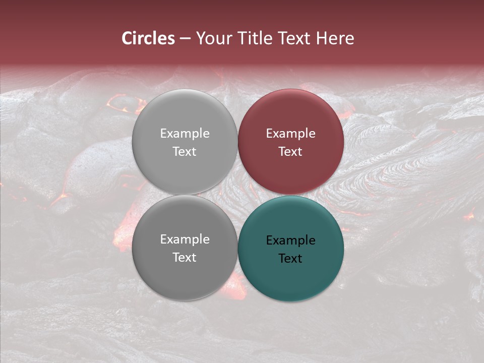 Moving Molten Hawaiian PowerPoint Template