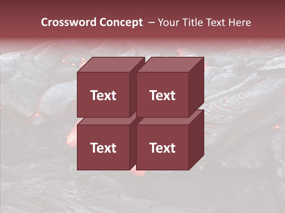 Moving Molten Hawaiian PowerPoint Template