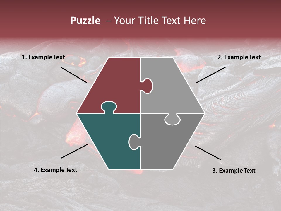 Moving Molten Hawaiian PowerPoint Template